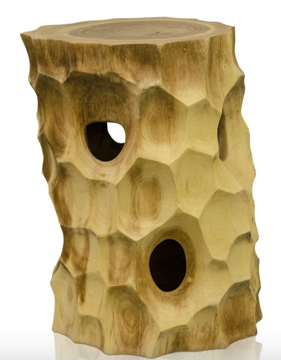 Luxury living room side table / stool natural colors - luxury quality