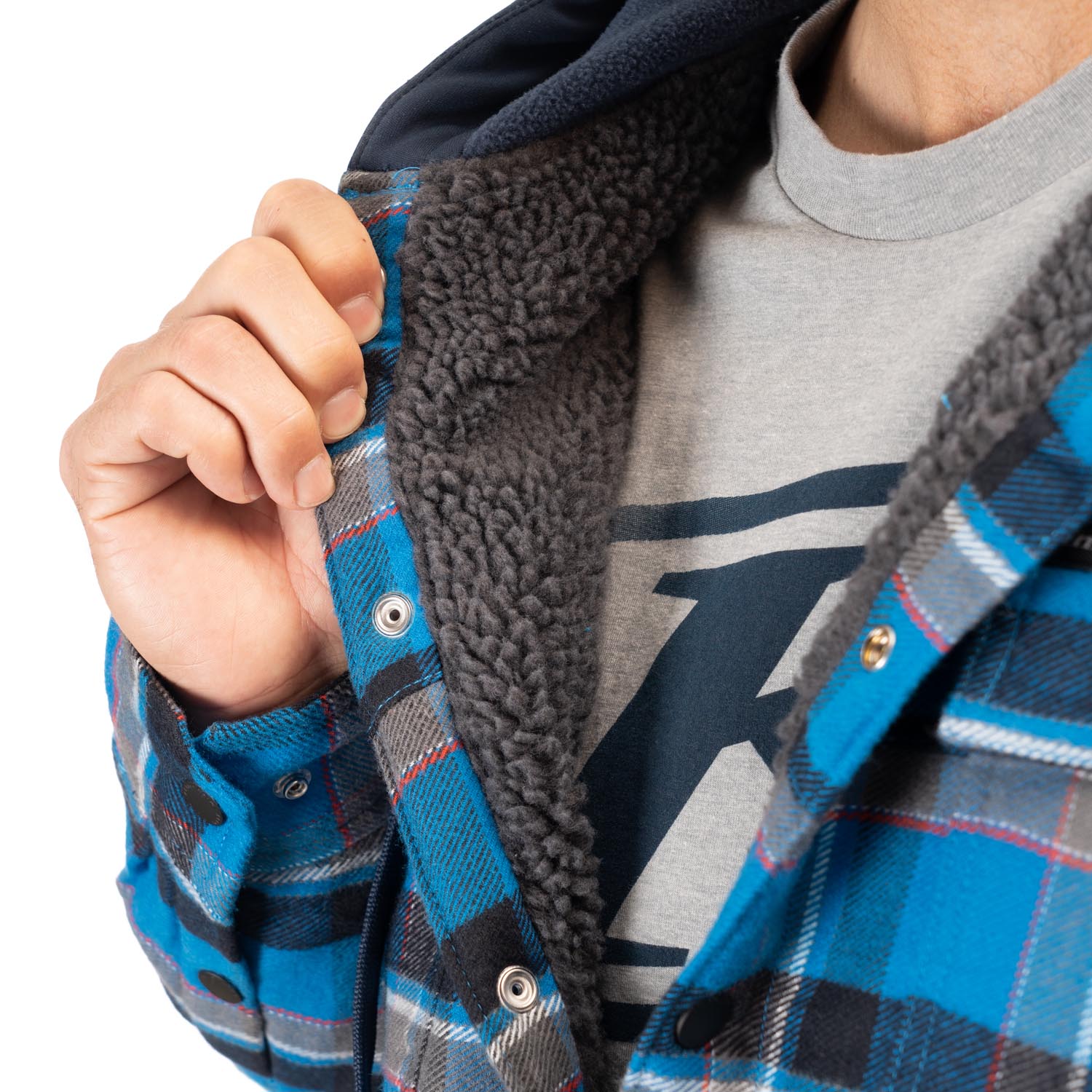 Targhee Fleece Lineed Flannel Hoodie