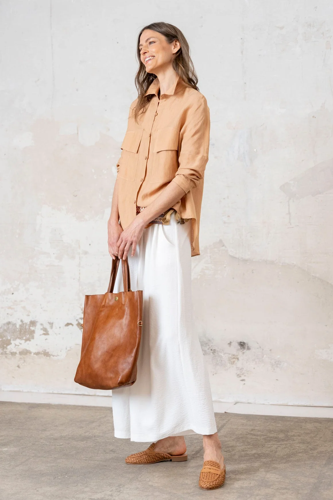 Rivera-Spanien Camisa Luserna Kamel