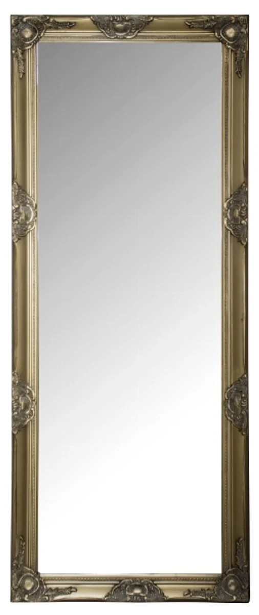 Baroque mirror / wall mirror with wooden frame gold 60 x H. 150 cm - Baroque furniture