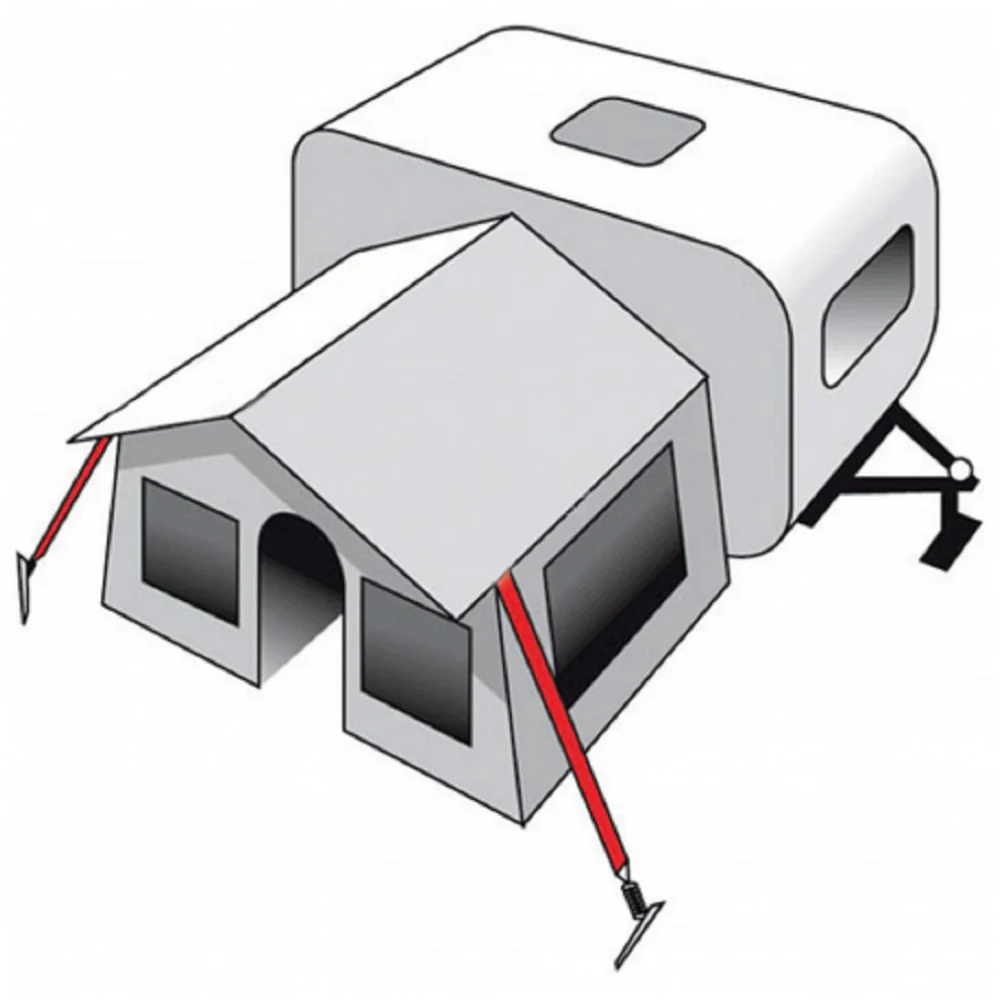 Soplair Cinchas Tensoras Antitormenta Clip naranjas