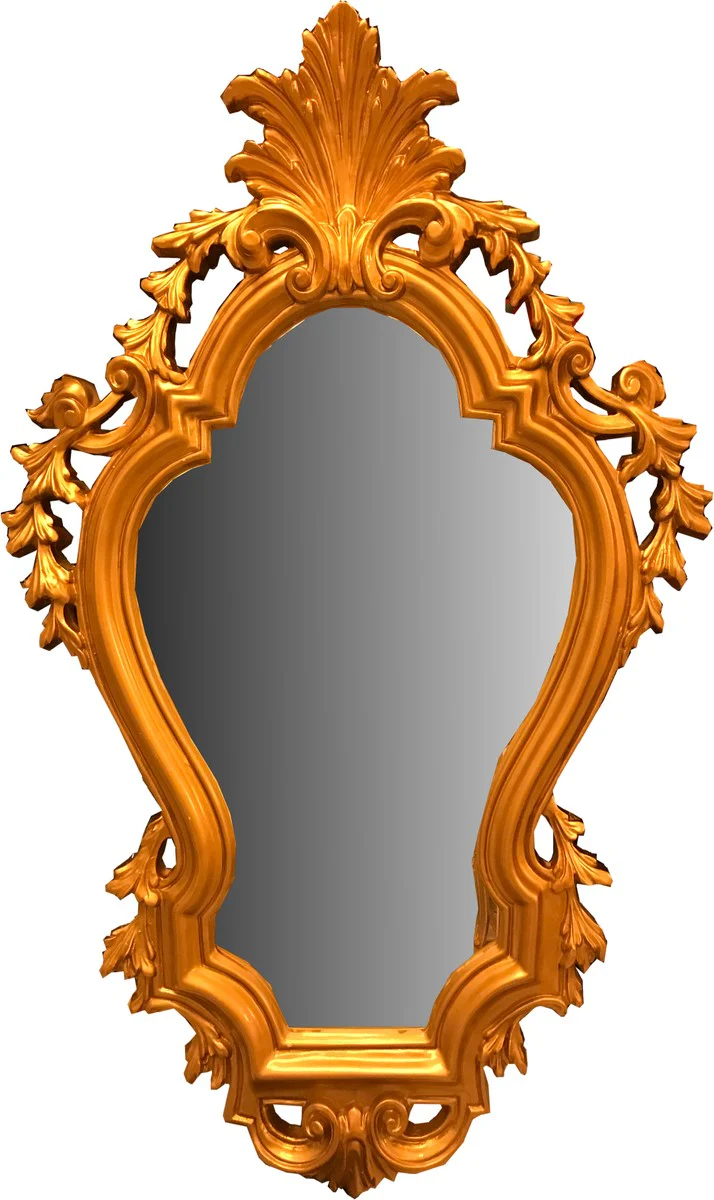 Baroque wall mirror gold 74 x H. 118 cm - magnificent antique style mirror - furniture in the baroque style