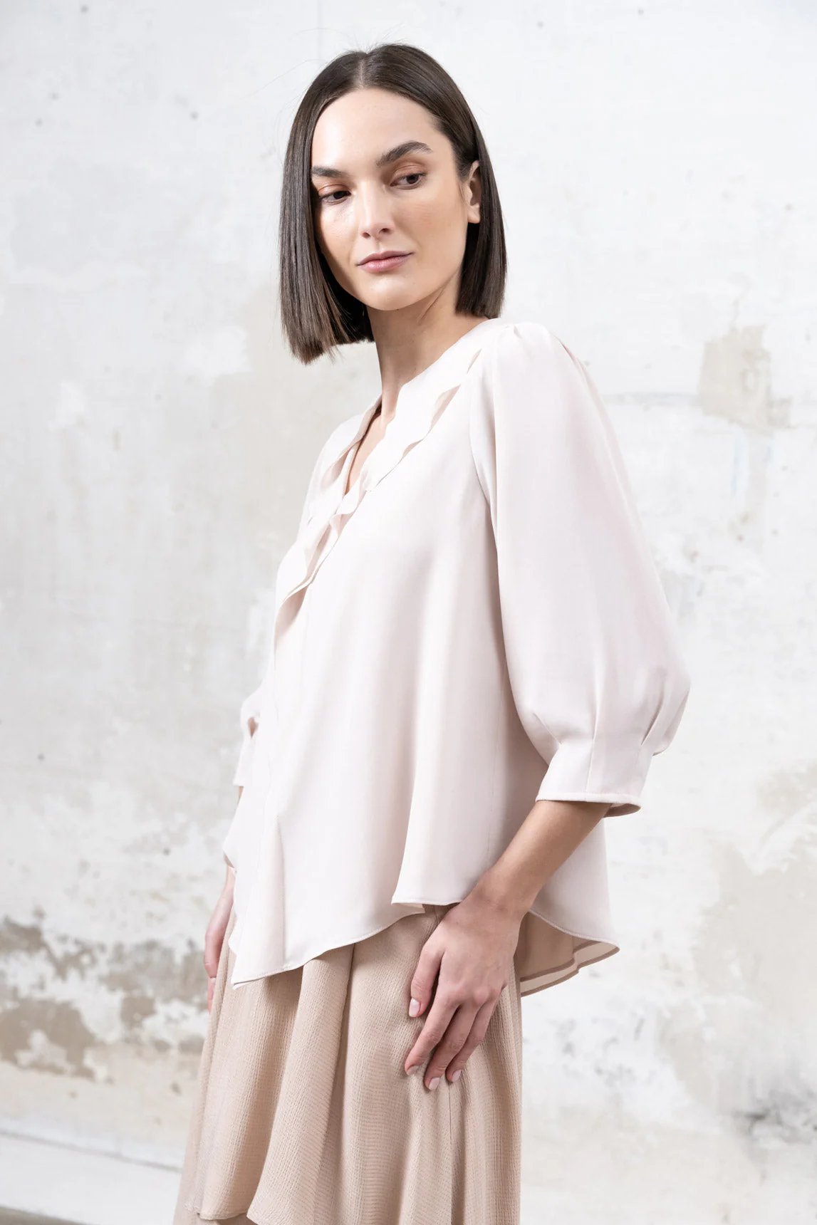 Rivera-Spanien Blusa Pompu nackt