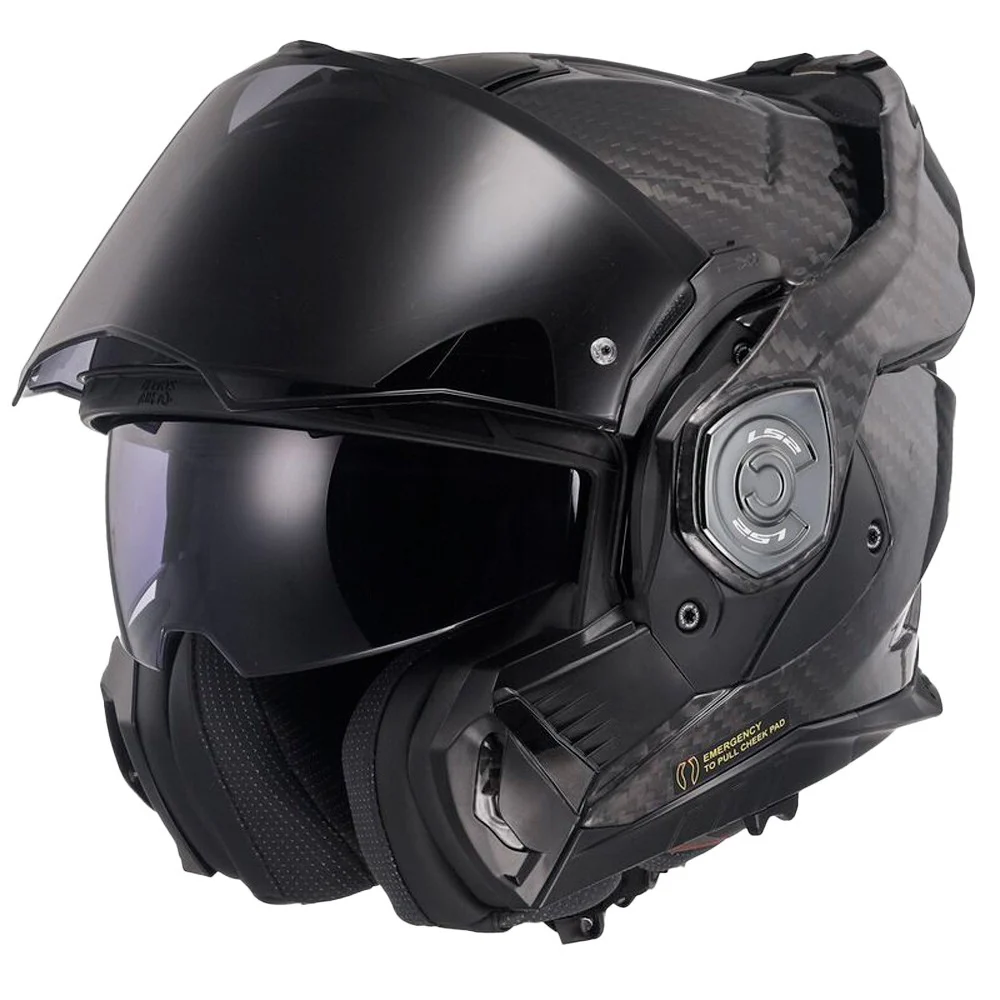CASCO MODULAR LS2 FF901 ADVANT X CARBON - NEGRO MATE