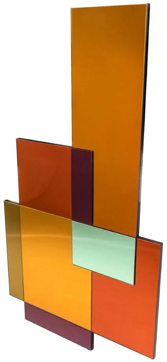 Designer mirror multicolored 80 x H. 140 cm - wardrobe mirror - living room mirror - handmade - luxury quality - designer furniture