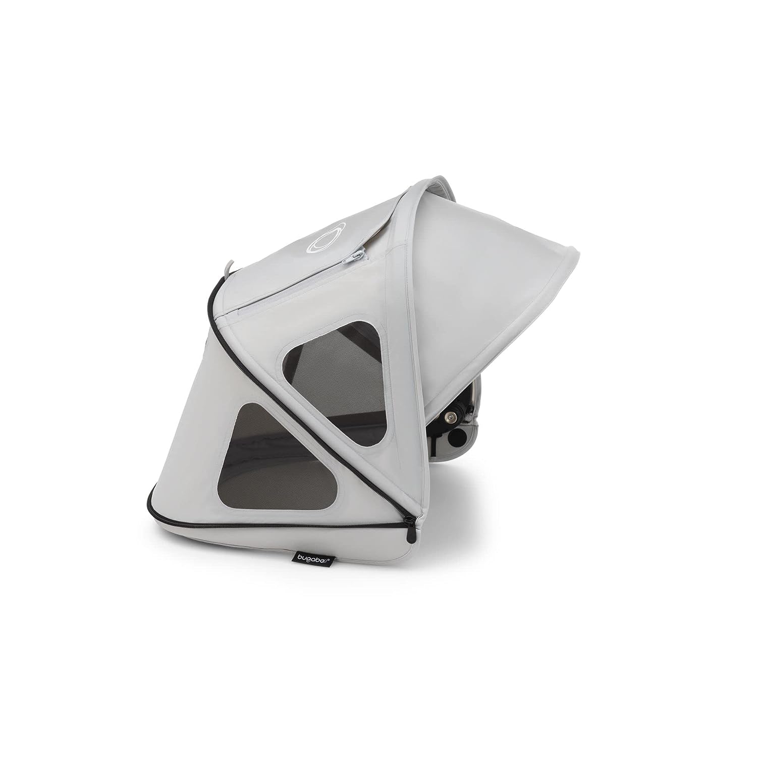 Bugaboo Dragonfly Breezy Sun Canopy Stroller Zubehör mit UPF 50+ Sonnenschutz- und Lüftungstafeln, Misty Grey