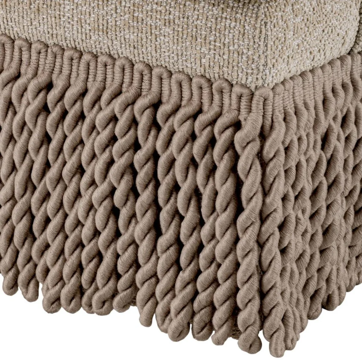 Luxury living room sofa beige 277 x 101 x H. 77 cm