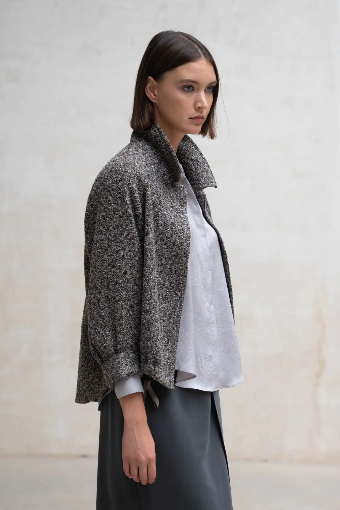 Rivera-Spanien Novara Jacke grau meliert