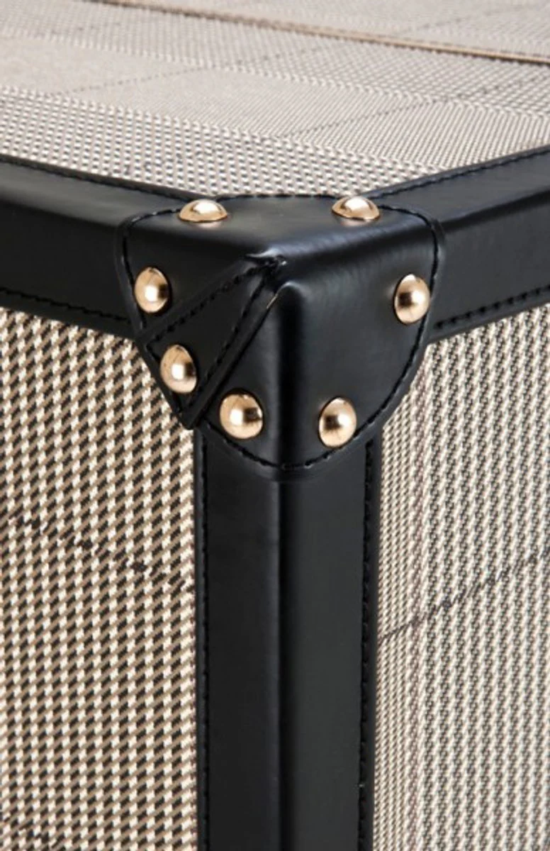 Luxury bar cabinet in vintage suitcase design - chest of drawers - Art Deco Baroque Art Nouveau suitcase cabinet - luxury hotel bar trolley