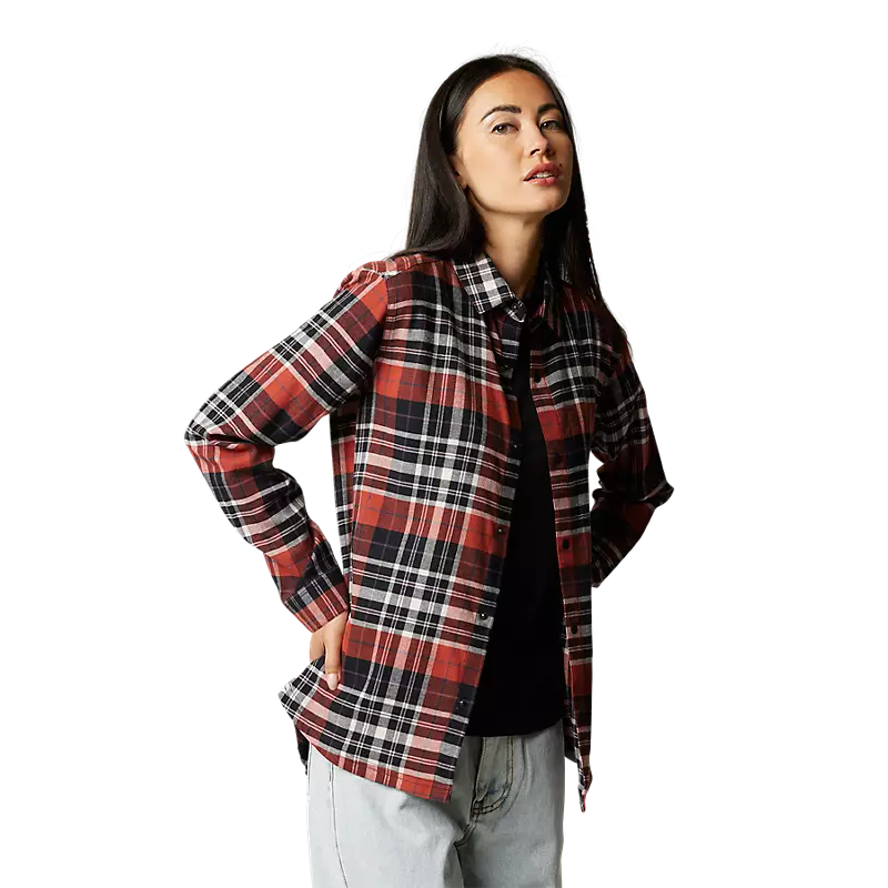Women's Foxlover Stretch Flannel Shirt