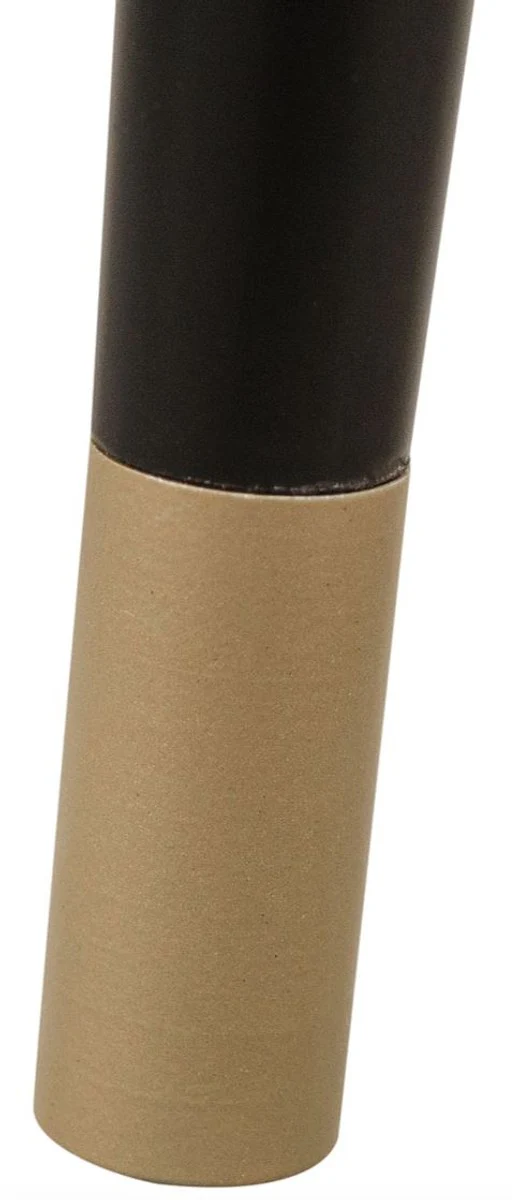 Luxury bar stool anthracite / black Ø 37 x H. 76 cm - bar chair with velvet fabric