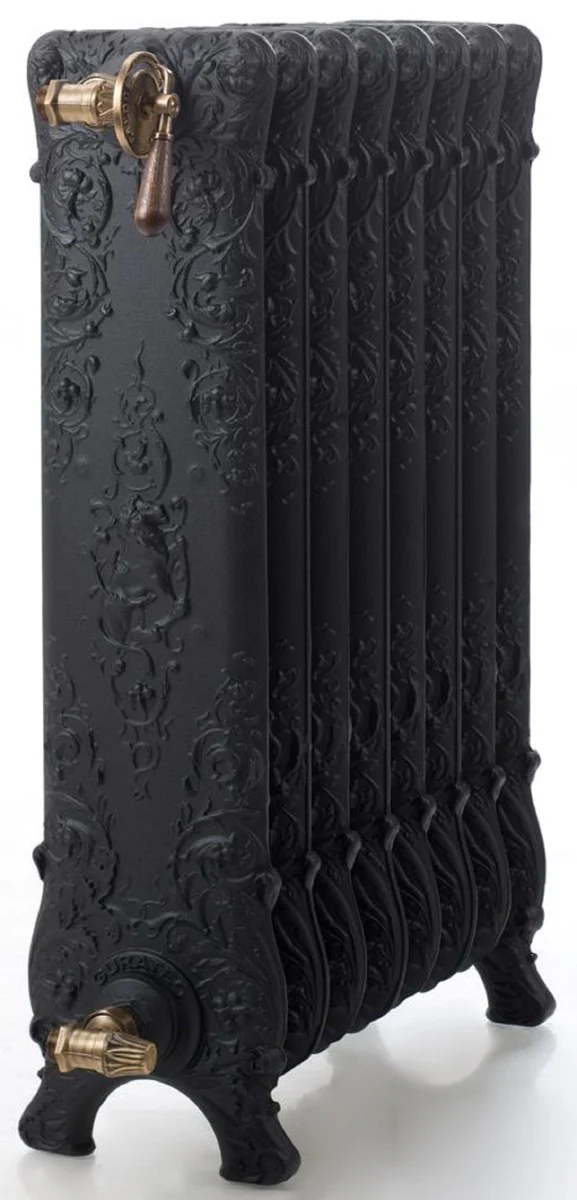 Luxury Baroque cast iron radiator H. 80 cm - Various colors & sizes - Vintage heating - Antique style central radiator - Water radiator with ornaments