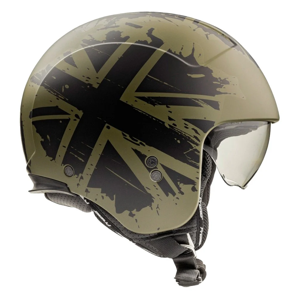 CASCO JET PREMIER ROCKER AM MILY BM VERDE / NEGRO