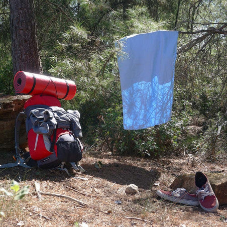 Large Hosa MICROFIBRA towel 140 X 70 CM - blue