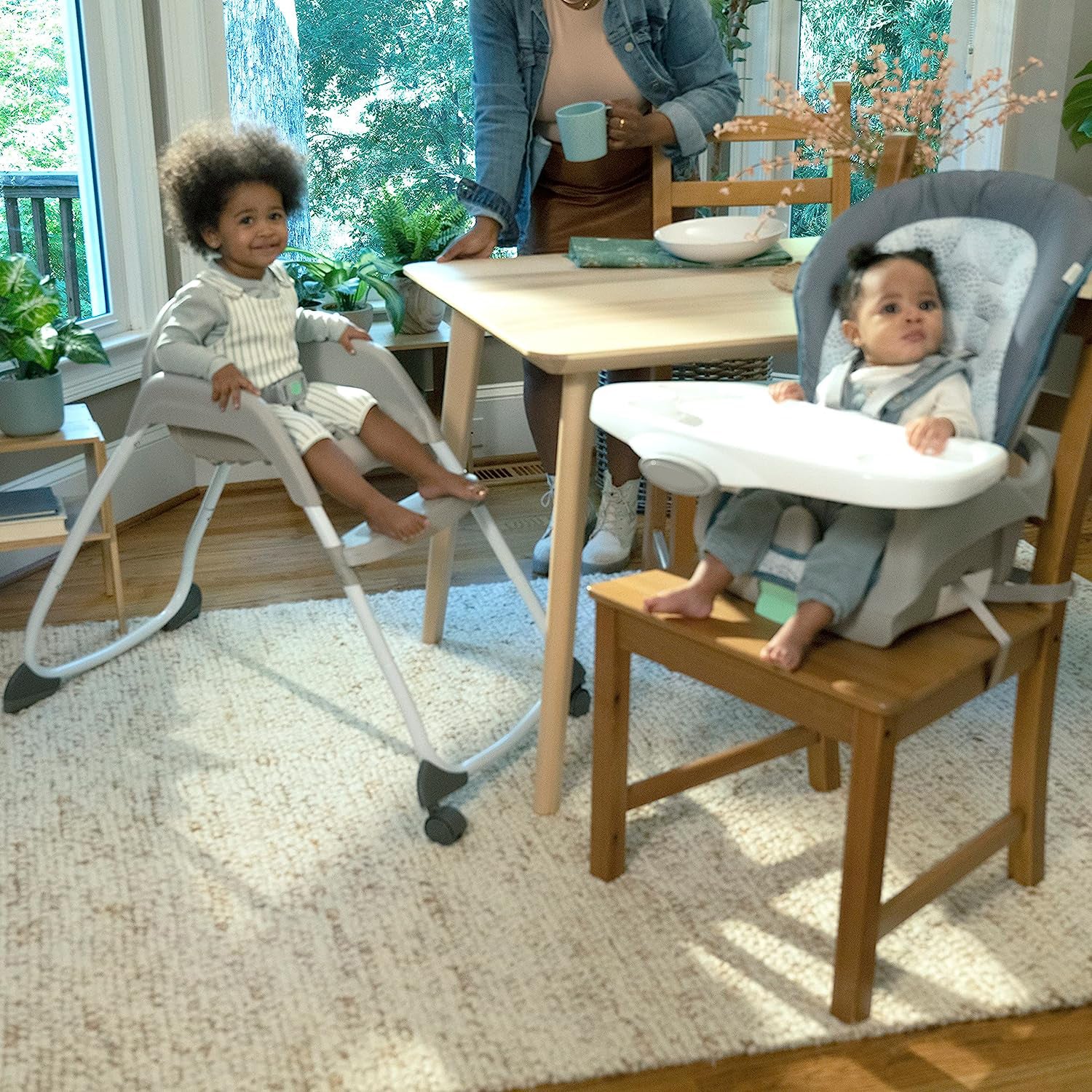 Ingenuity Trio Elite 3-in-1-Hochstuhl Braden – Hochstuhl, Kleinkindstuhl und Sitzerhöhung