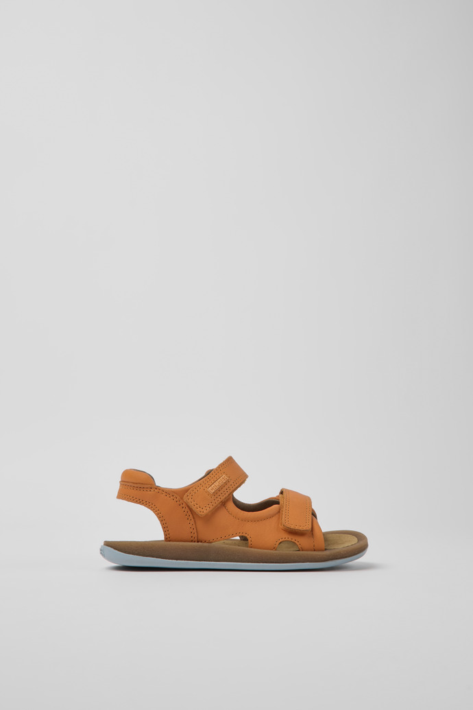 Bicho Orange Leder Sandalen für Jungen