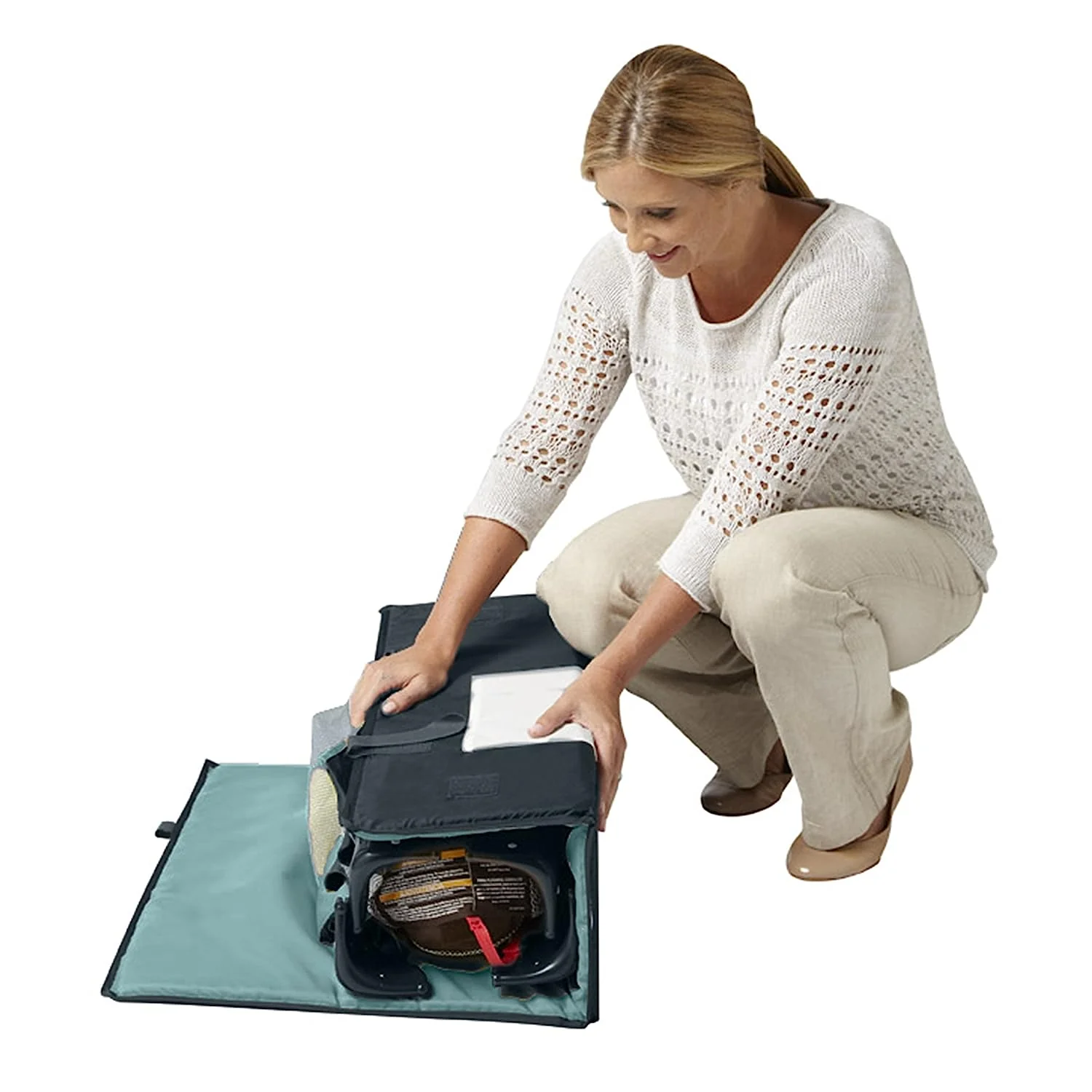 Pack and Play Tragbarer Playard, kompakt zusammenklappbar, per Knopfdruck, Karneval