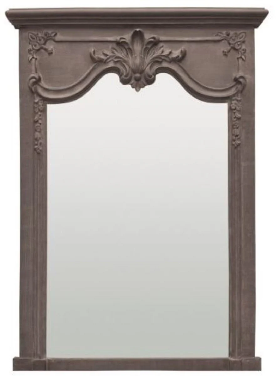 Baroque mirror gray - handmade wall mirror in baroque style - baroque living room mirror - baroque wardrobe mirror - baroque decorative accessories