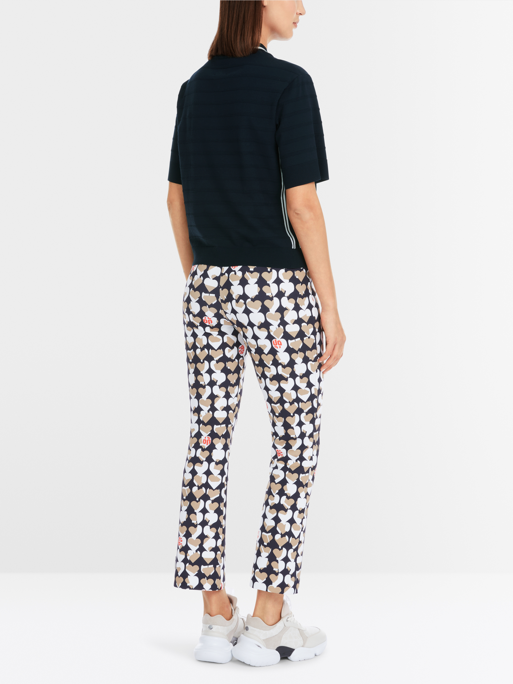 Marc-Cain Kurzarmpullover „Rethink Together“