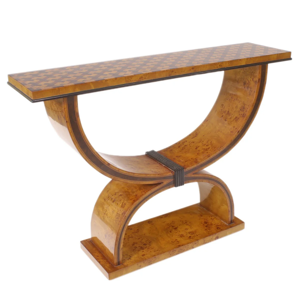 Art Deco side table 120cm x 35cm x H.95cm - antique style table - furniture