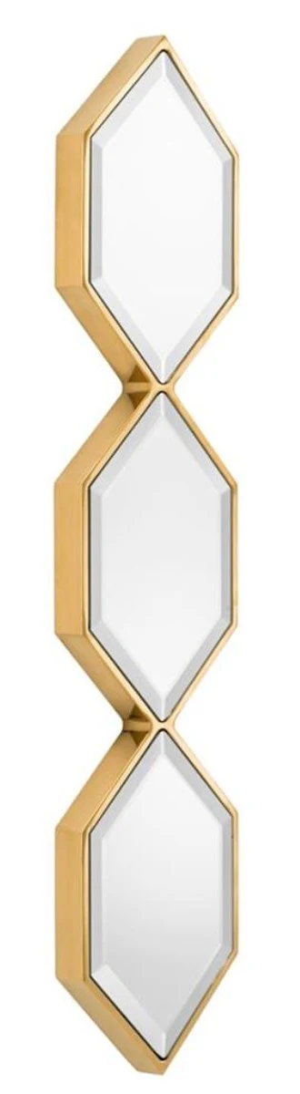 Designer wall mirror gold 25 x H. 110 cm - luxury living room mirror