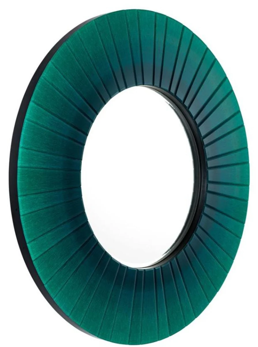 Luxury wall mirror green diameter 110 cm - designer mirror