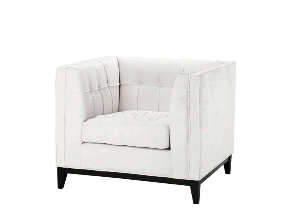 Luxus Designer Hotel Sessel Weiß - Luxus Sessel
