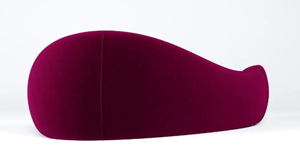 Luxury Velvet Sofa Purple 280 cm - Living Room Sofa & Hotel Furniture