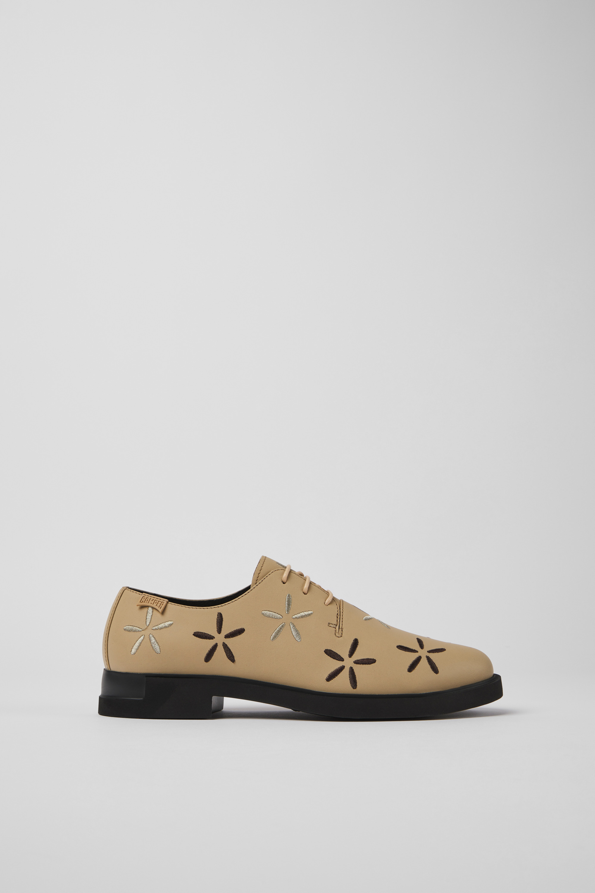 Twins - Beige Lederschuhe für Damen