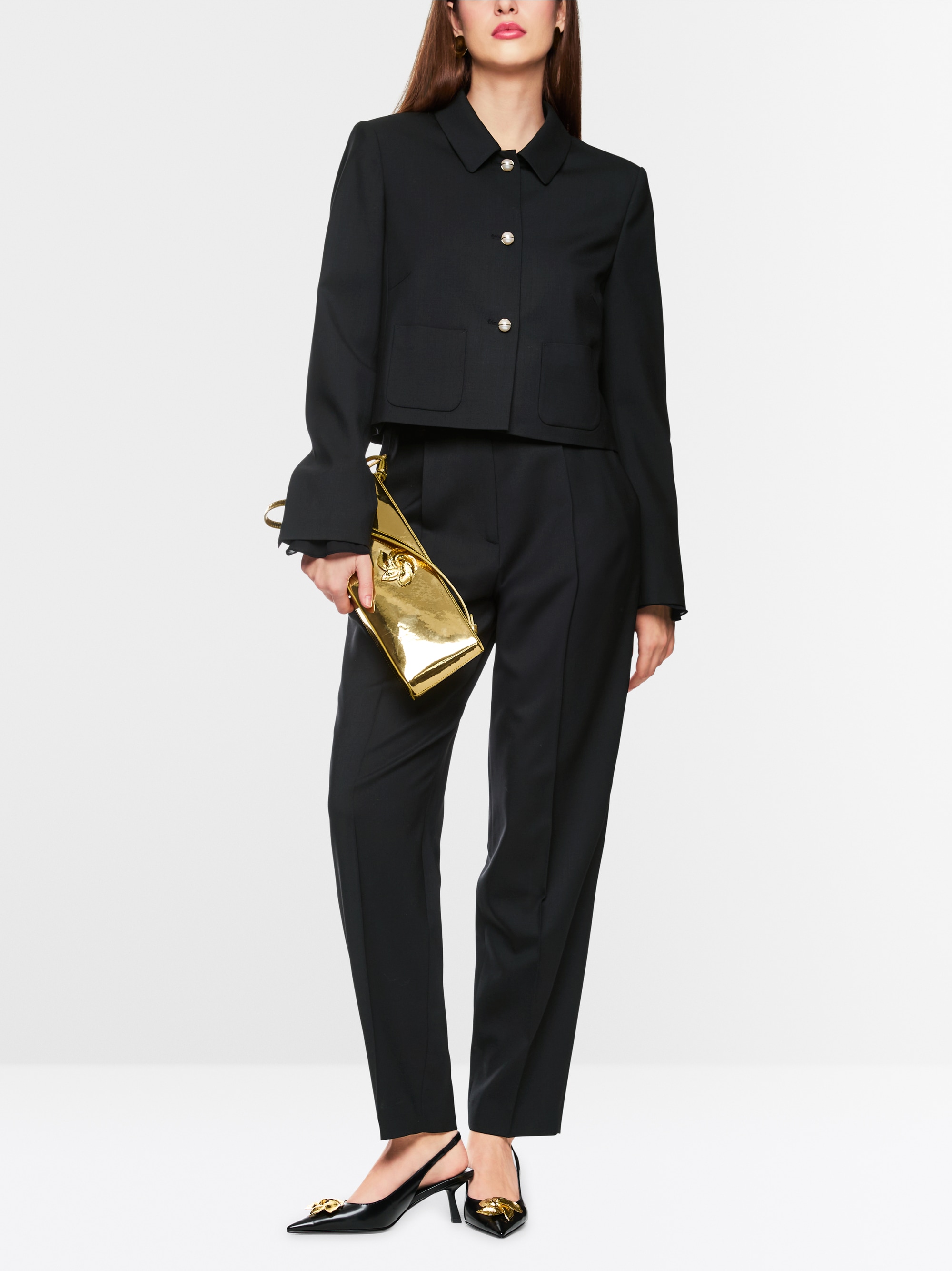 Marc-Cain Elegante Jacke mit Perlenknöpfen