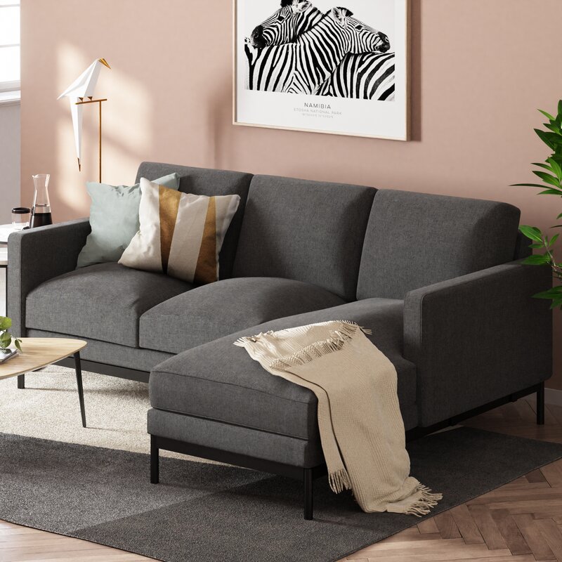 77 Wide Reversible Sofa & Chaise