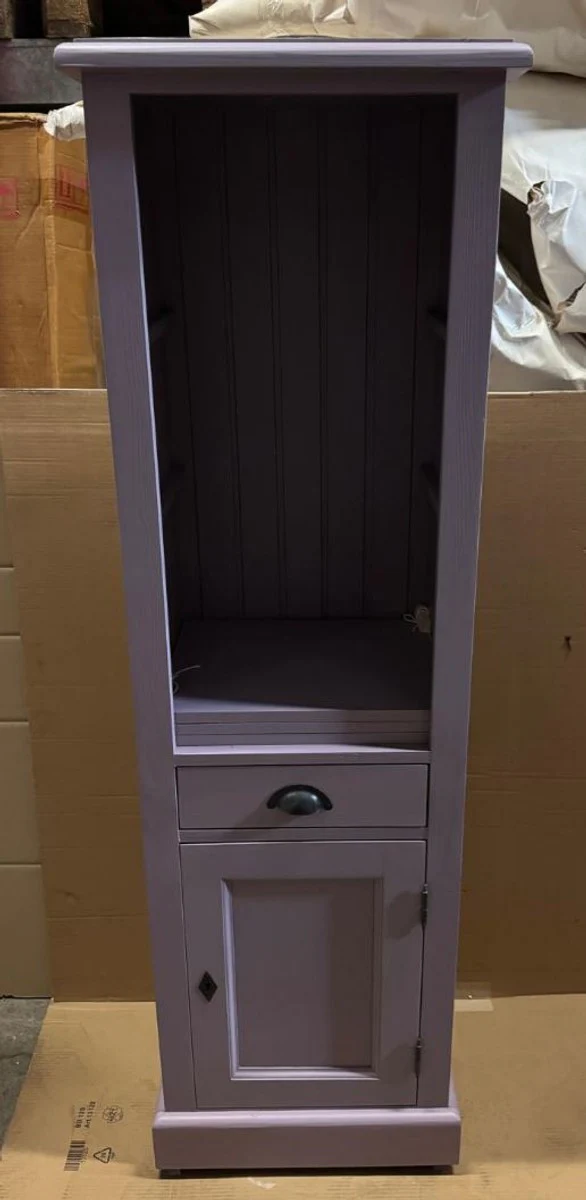 Landhausstil Badezimmerschrank Lila H. 160 cm - Landhausstil Möbel