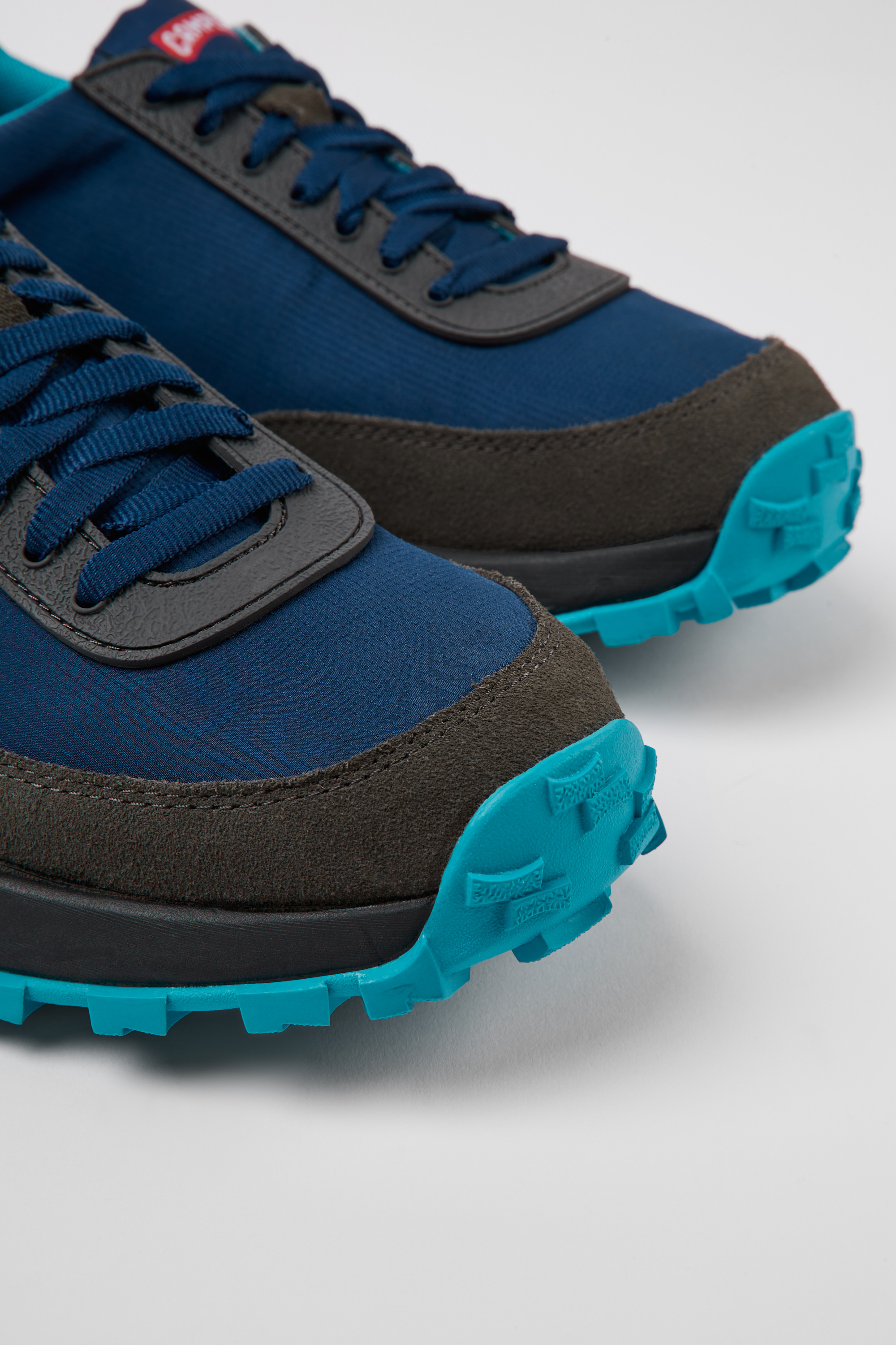 Drift Trail VIBRAM - Blau recyceltes PET und Nubuck Turnschuhe für Herren