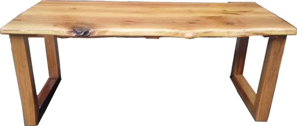 Vintage Rustic Solid Oak Dining Table 200 x 100 cm Mod TR3 - Country house style table made of solid oak wood