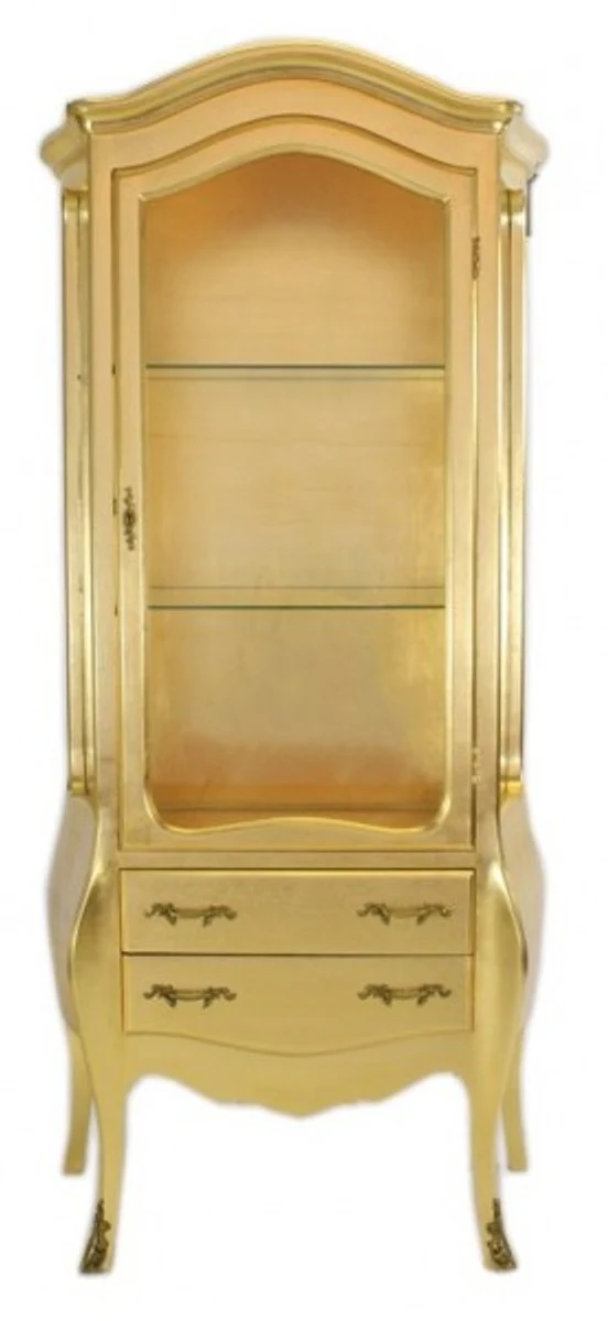 Baroque showcase gold - display cabinet - living room cabinet