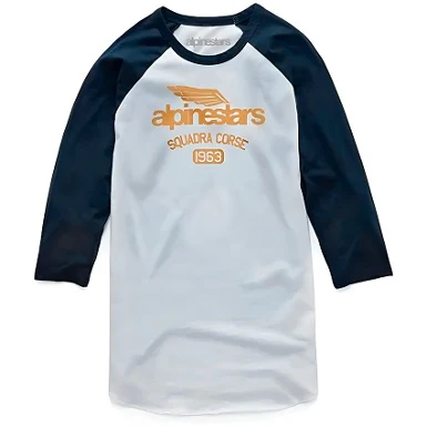 CAMISETA ALPINESTARs WINGED TEAM BLANCO / AZUL