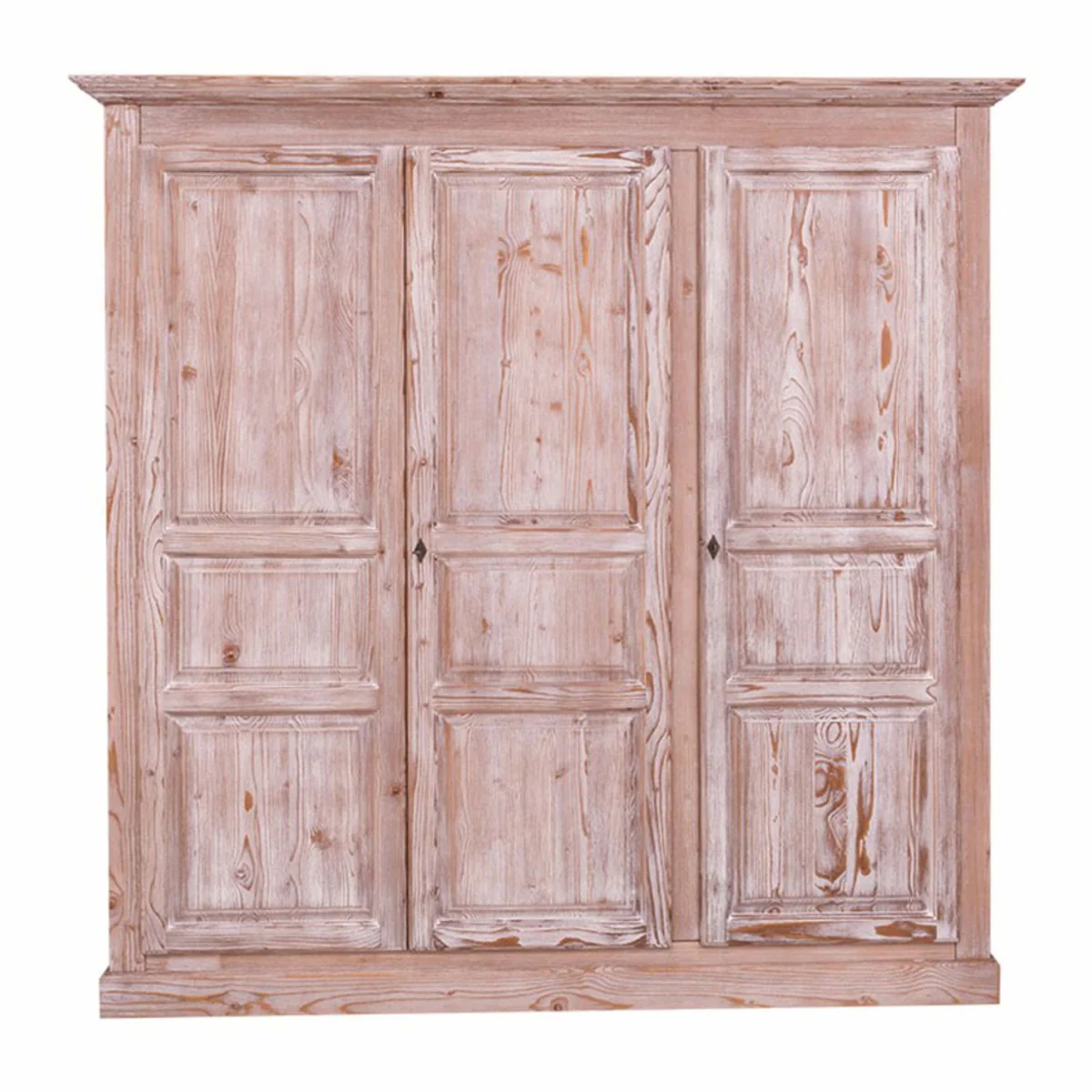 Country house style bedroom cupboard antique natural colors 212 cm - bedroom furniture