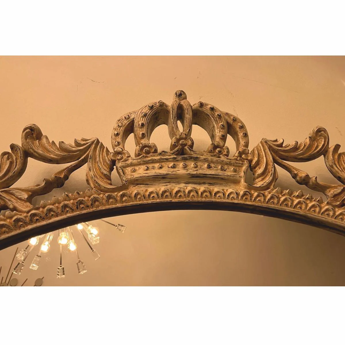 Pompöös by Baroque mirror antique cream 123 cm - Harald Glööckler Baroque Interior