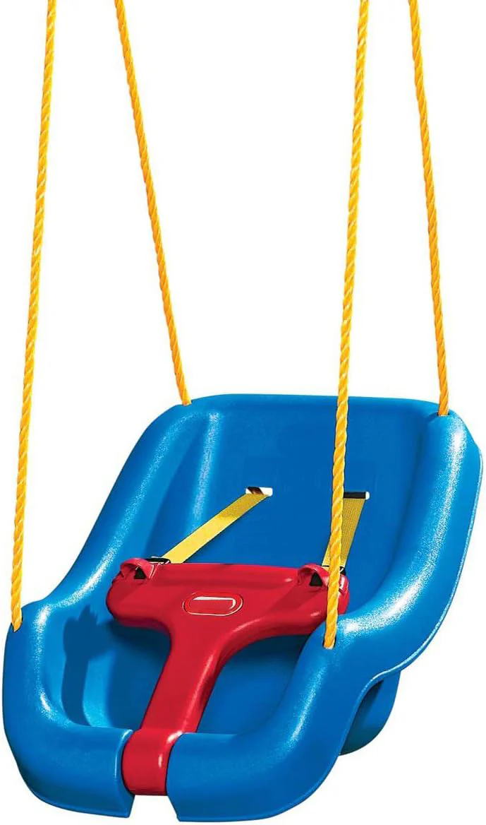 Little Tikes Snug 'n Secure rosa Schaukel mit verstellbaren Trägern, 2-in-1 für Babys und Kleinkinder im Alter von 9 Monaten bis 4 Jahren, 16