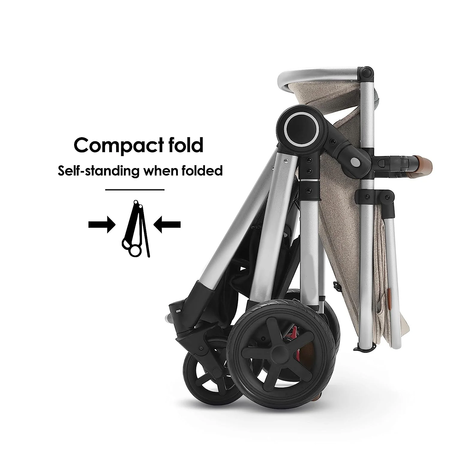 Kinderwagen mit abnehmbarem Stubenwagen – Kinderwagen in voller Größe für bequeme Ausflüge mit dem Baby – Kleinkind-Kinderwagen mit umkehrbarem Kinderwagensitz – Kinderwagen mit leichtgängigem Stubenwagen