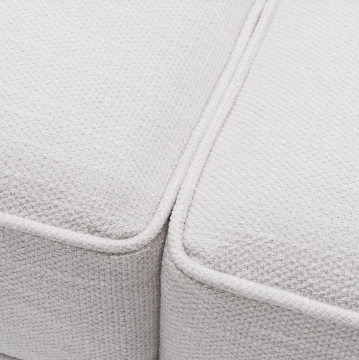 Luxury sofa white / black 230 x 99 x H. 82 cm - Living room sofa - Luxury living room furniture