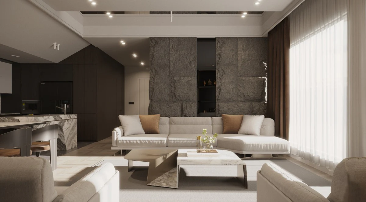 Luxury country house style solid wood chest of drawers with 3 drawers gray - handmade country house style furniture - luxury quality