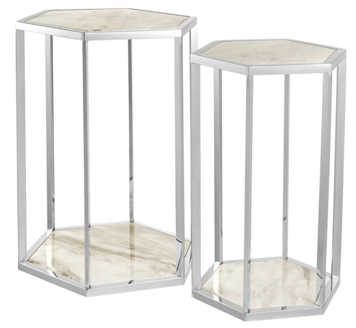 Luxury side table set of 2 - designer furniture