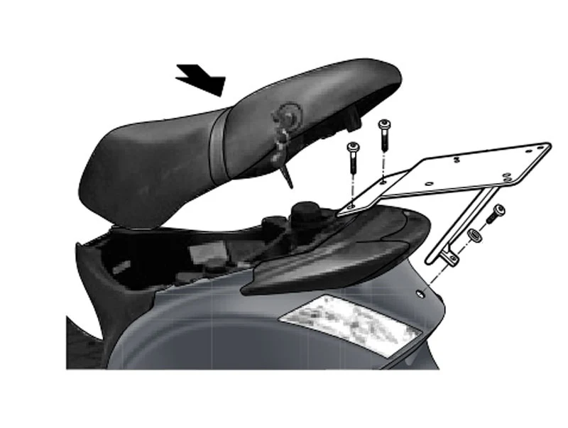 ANCLAJE SHAD V0ZP59ST - PIAGGIO ZIP 50/ZIP 125