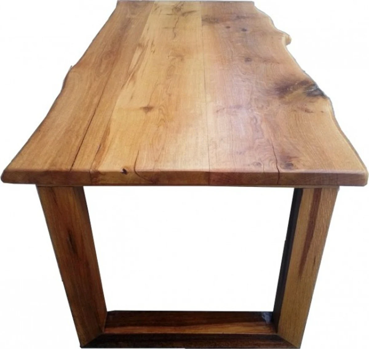 Vintage Rustic Solid Oak Dining Table 200 x 100 cm Mod TR3 - Country house style table made of solid oak wood