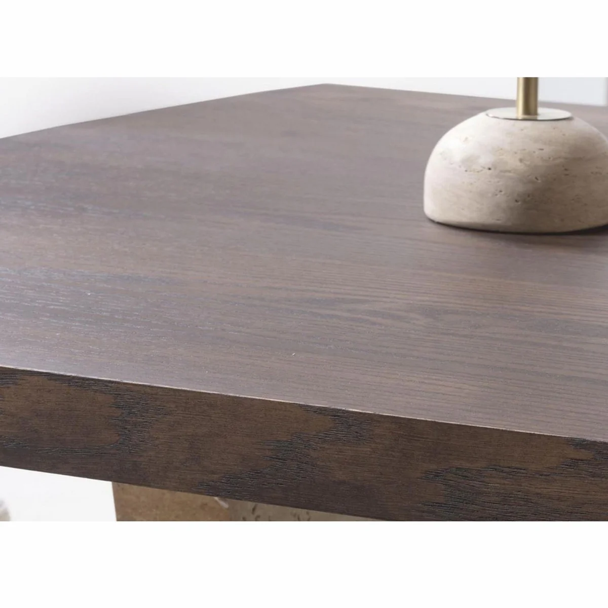 Luxury dining table brown / beige 208 cm - hotel & dining room furniture