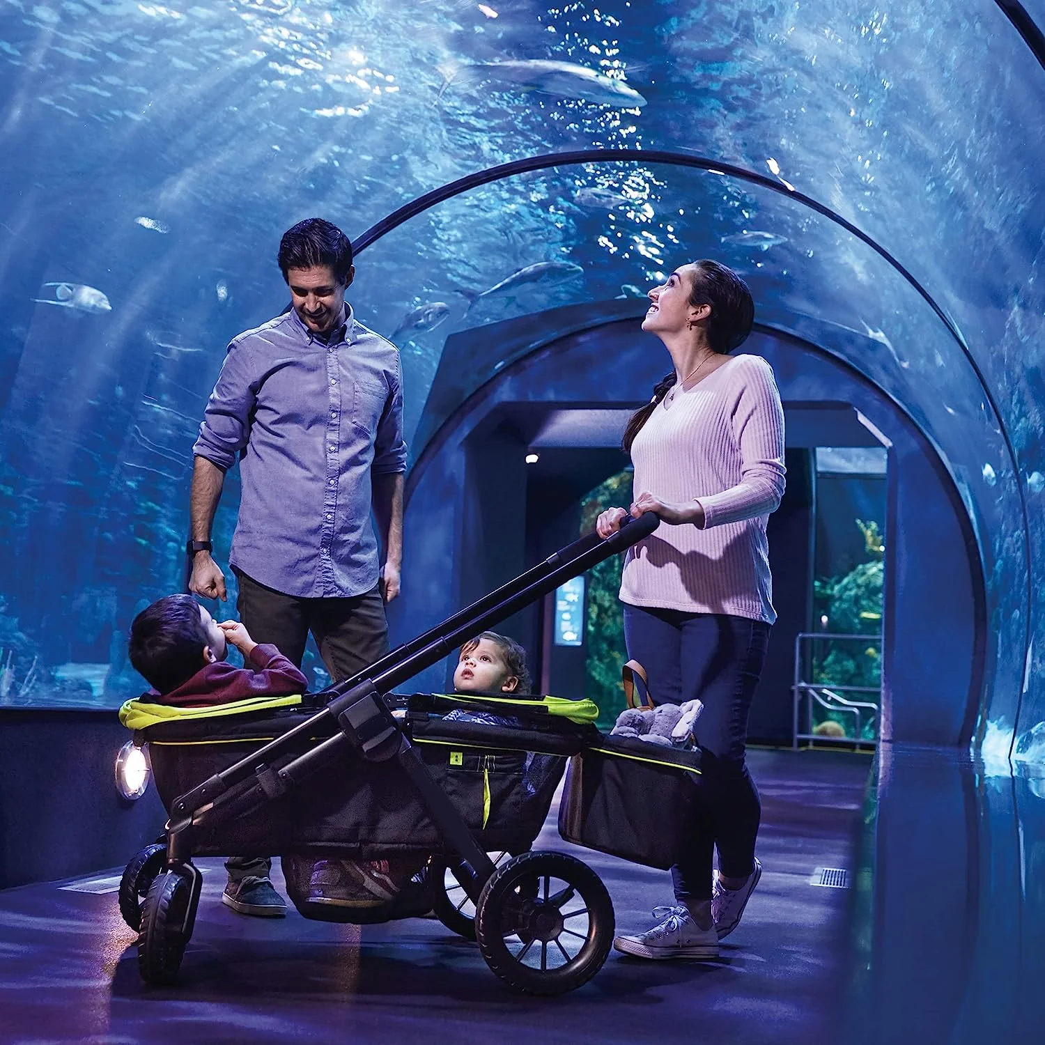 All-Terrain-Kinderwagen, Adventurer, 45 x 27 x 39 Zoll (1 Stück)