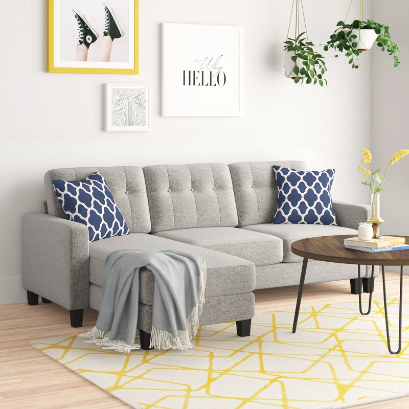 Yadira 84 Wide Reversible Sofa & Chaise