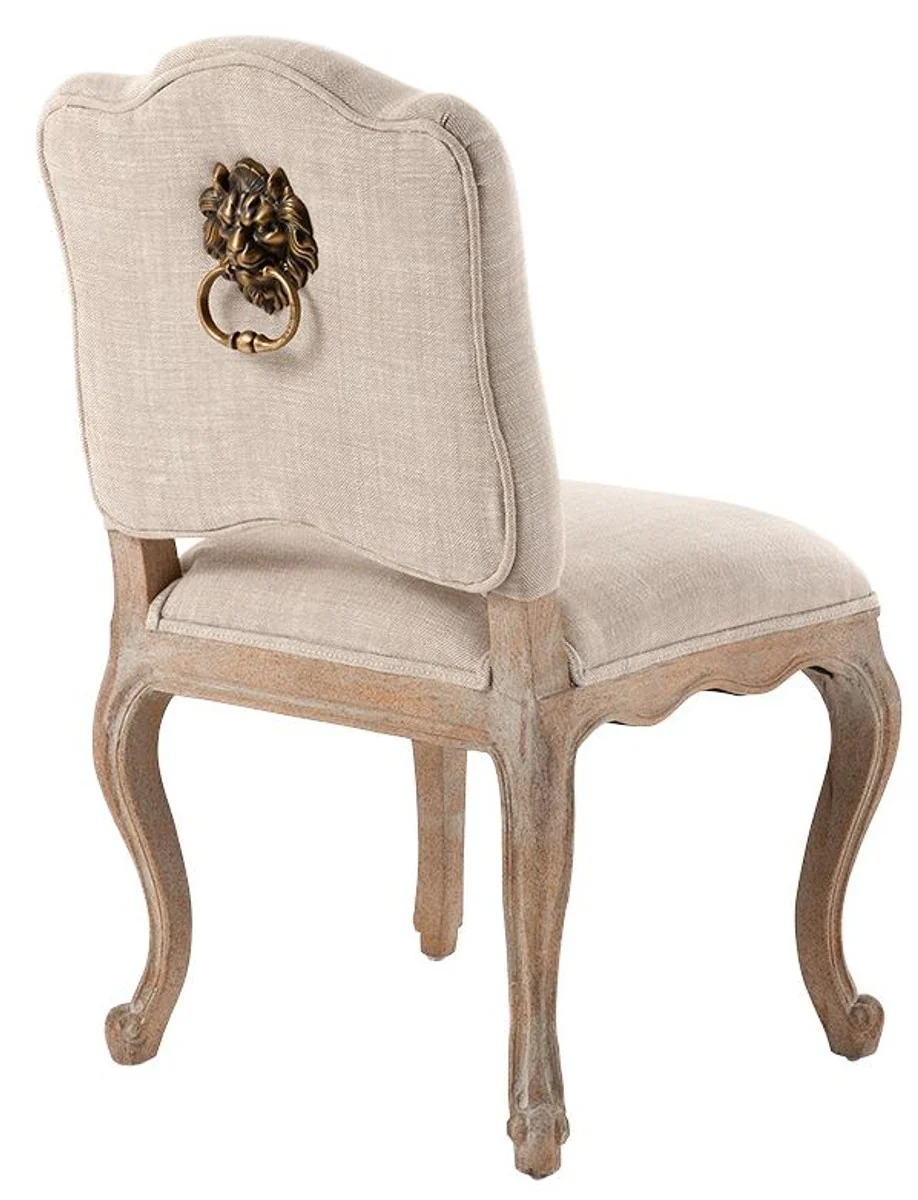 Designer dining chair beige - luxury quality