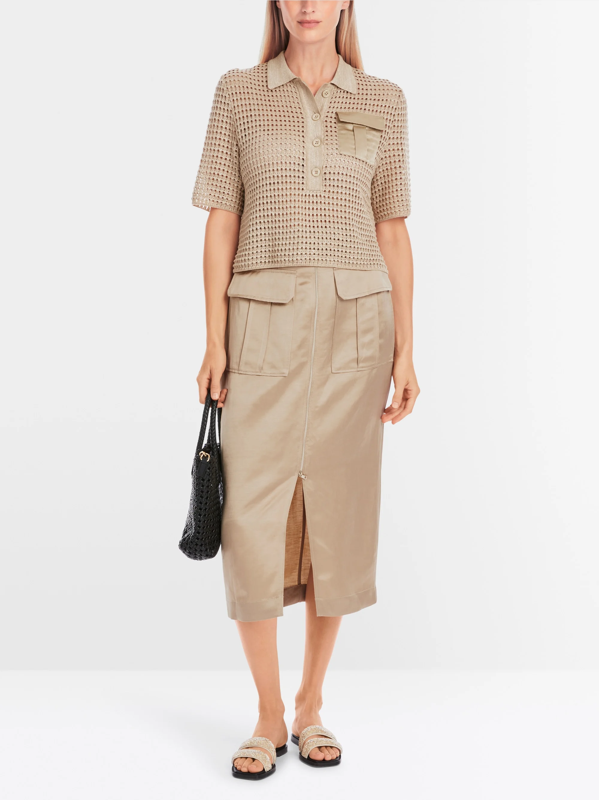 Marc-Cain Rethink Together Strick-Poloshirt